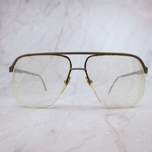 Adensco Alfa Romeo 9 Vintage Aviator Eyeglasses Bronze Italy 60/20 9086 140 Mens
